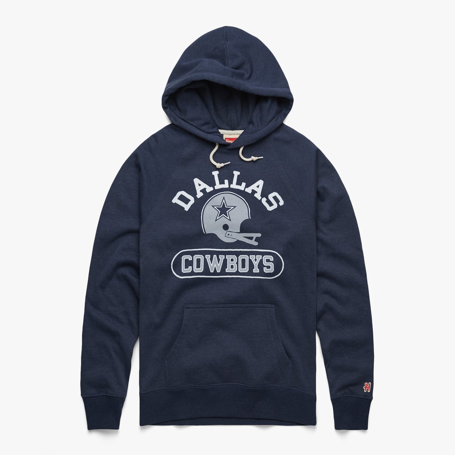 Dallas Cowboys Throwback Helmet Hoodie from Homage. | Officially Licensed Vintage NFL Apparel from Homage Pro Shop.