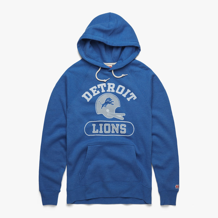 Detroit Lions Throwback Helmet Hoodie