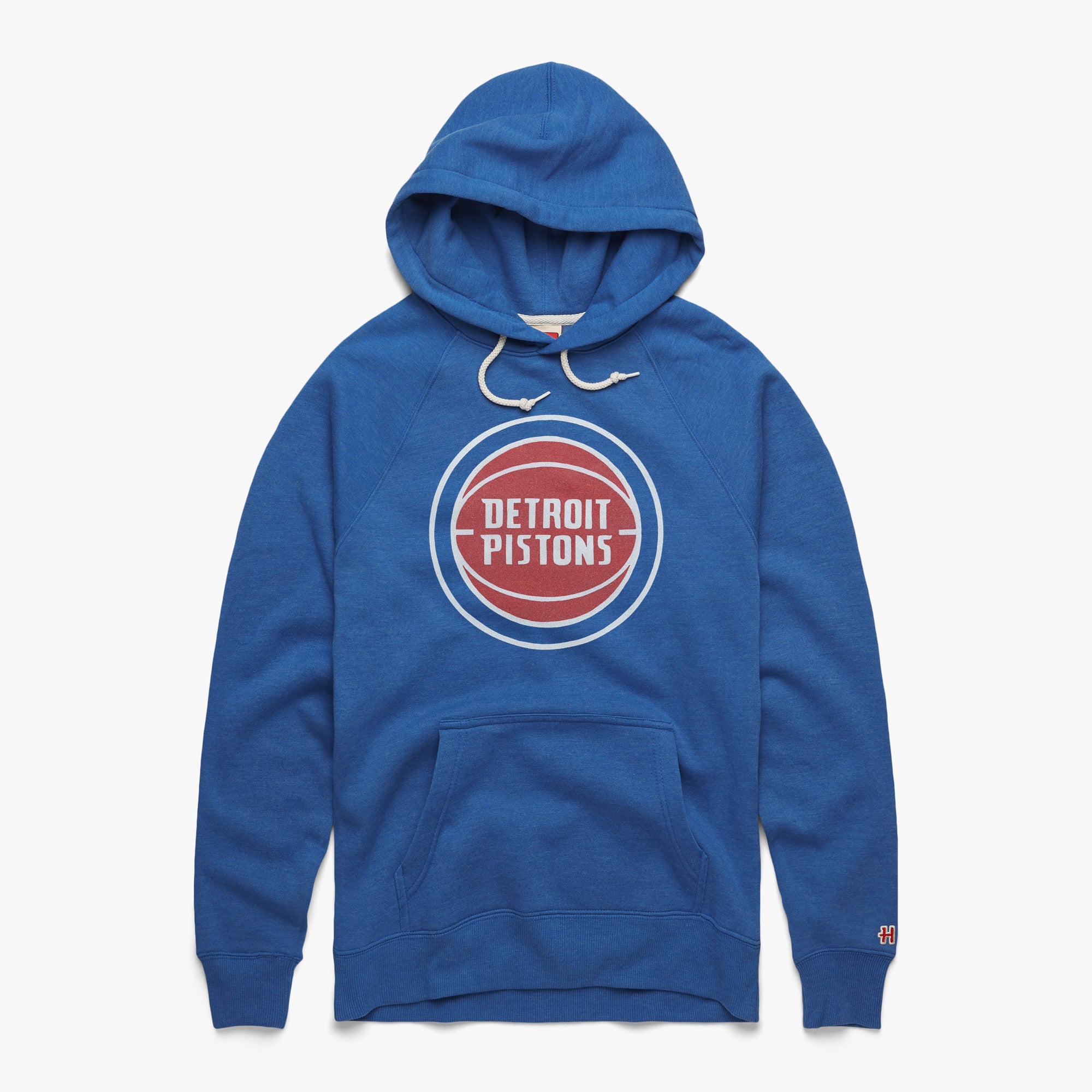 New Era Pistons Team Logo Hooded Sweatshirt / Large