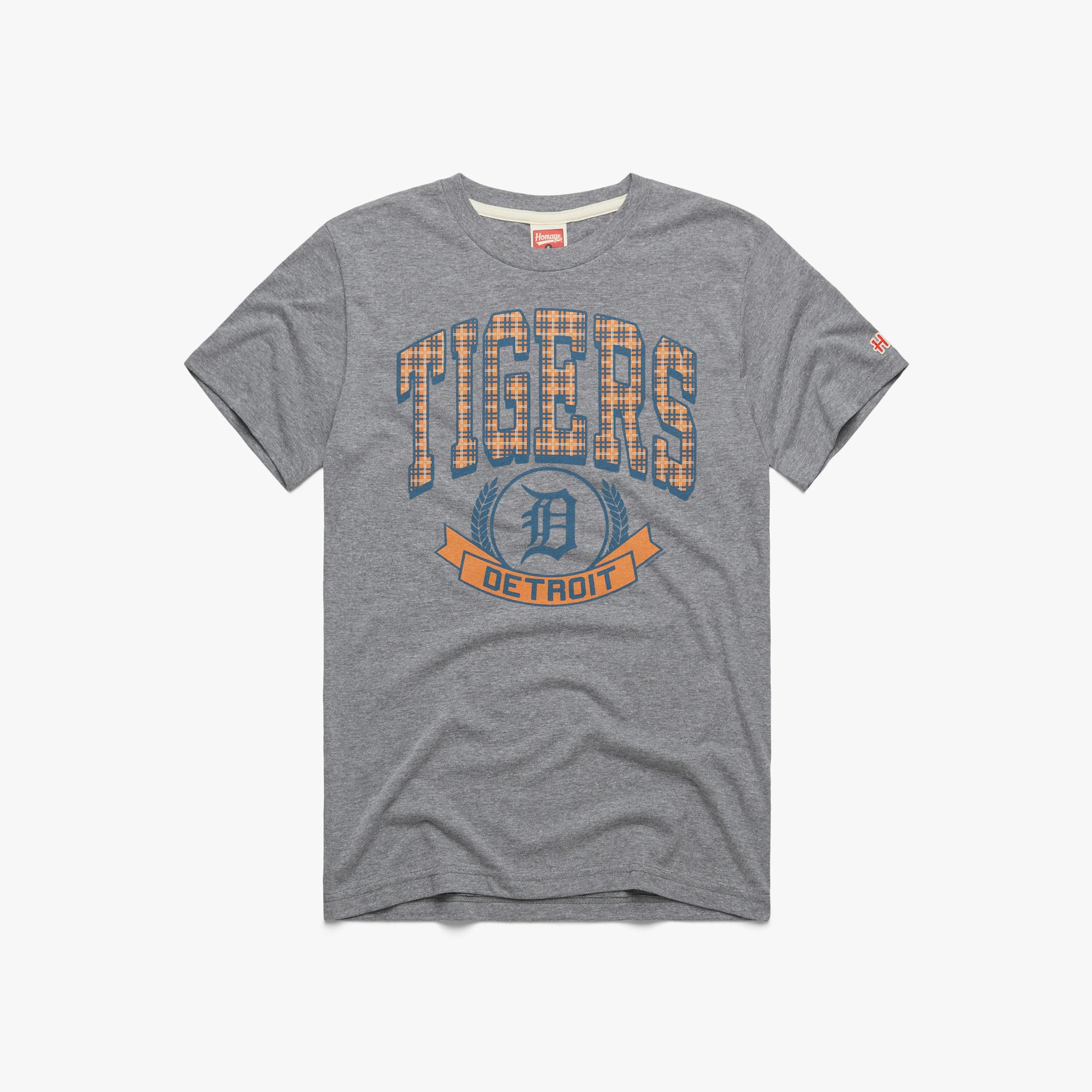 Detroit Tigers Plaid  Retro Detroit Tigers T-Shirt – HOMAGE
