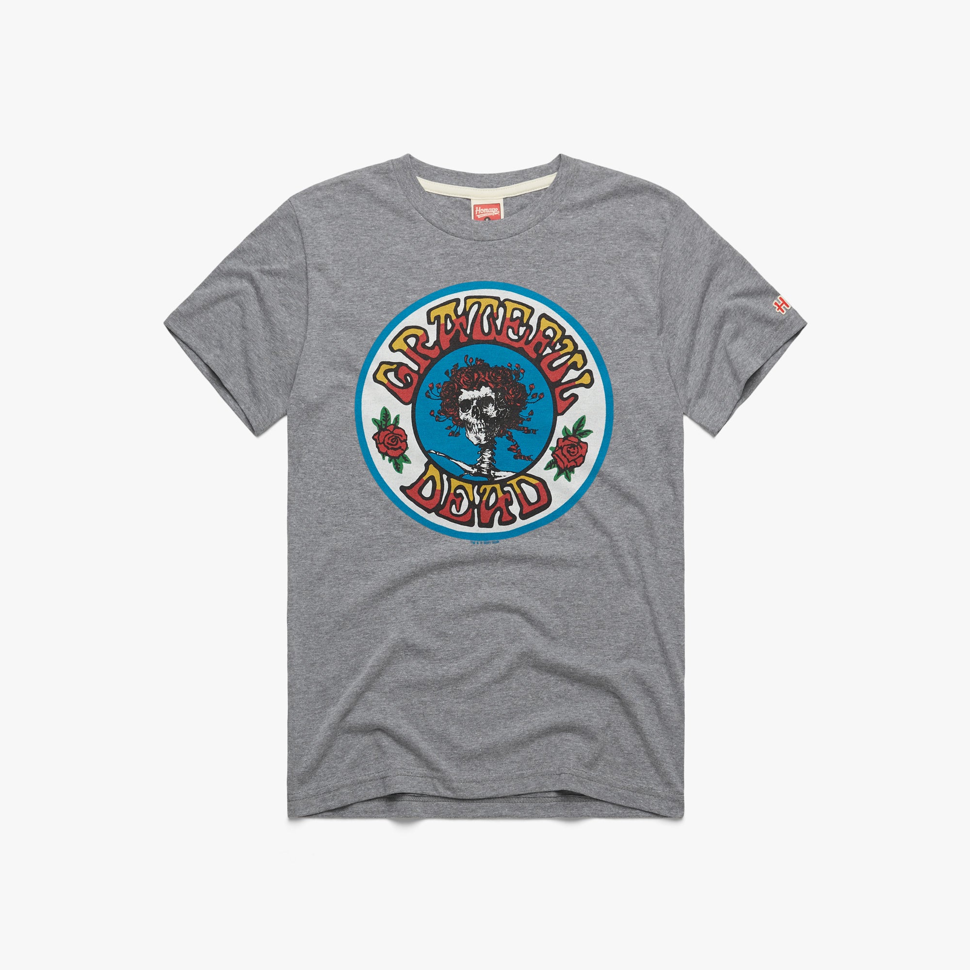 Grateful Dead T-Shirt from Homage. | Grey | Vintage Apparel from Homage.