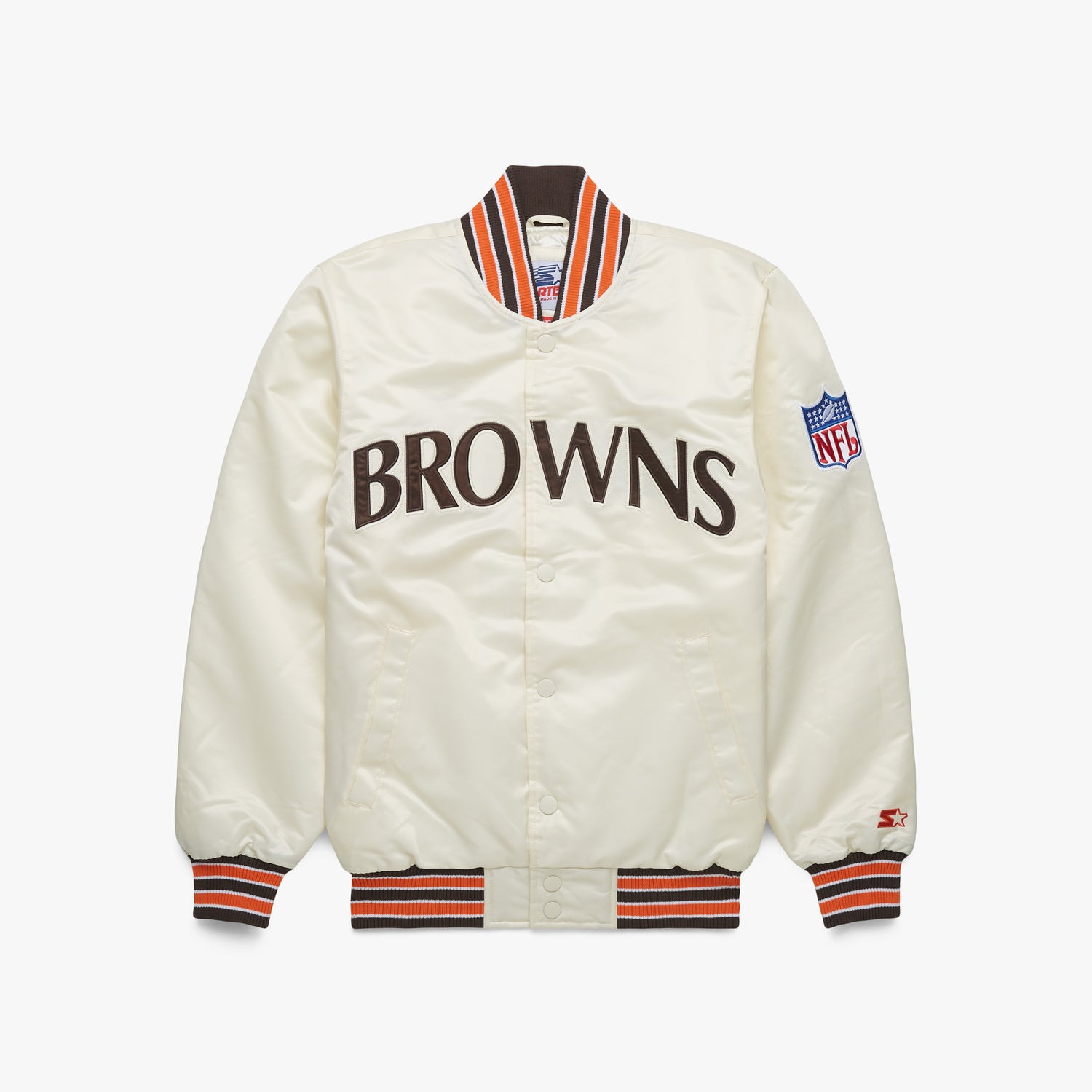 Homage x Starter New Orleans Saints Pullover Jacket from Homage. | Officially Licensed Vintage NFL Apparel from Homage Pro Shop.