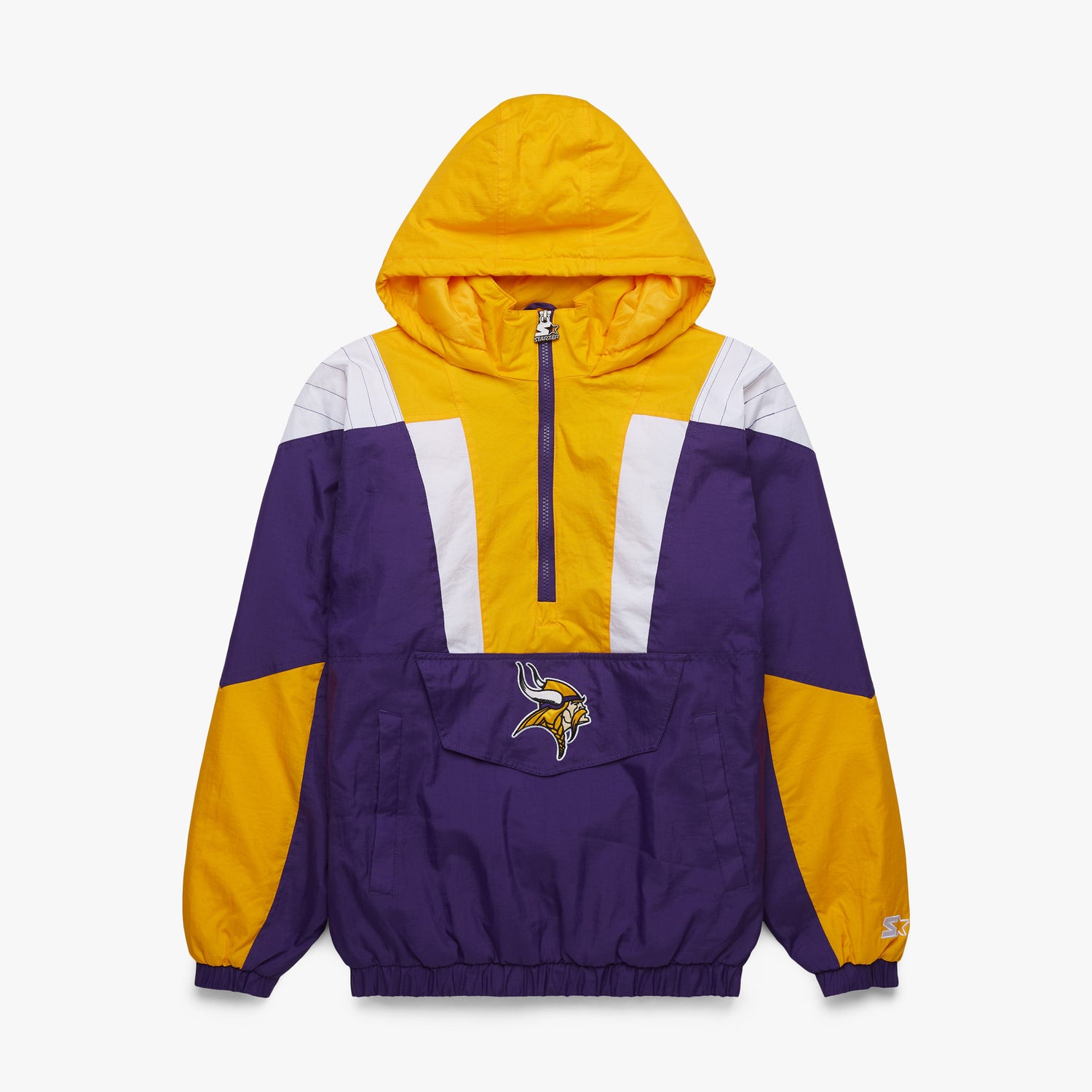 Starter Los Angeles Lakers Home Team Half-Zip Jacket L / Lakers Purple Mens Outerwear
