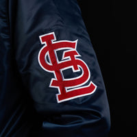 Johnson St Louis Cardinals Baby Blue Satin Jacket