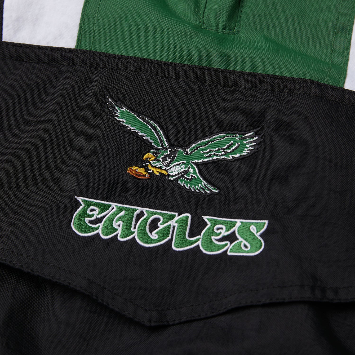 Men's Starter White Philadelphia Eagles Retro Graphic Pullover Hoodie Size: Small