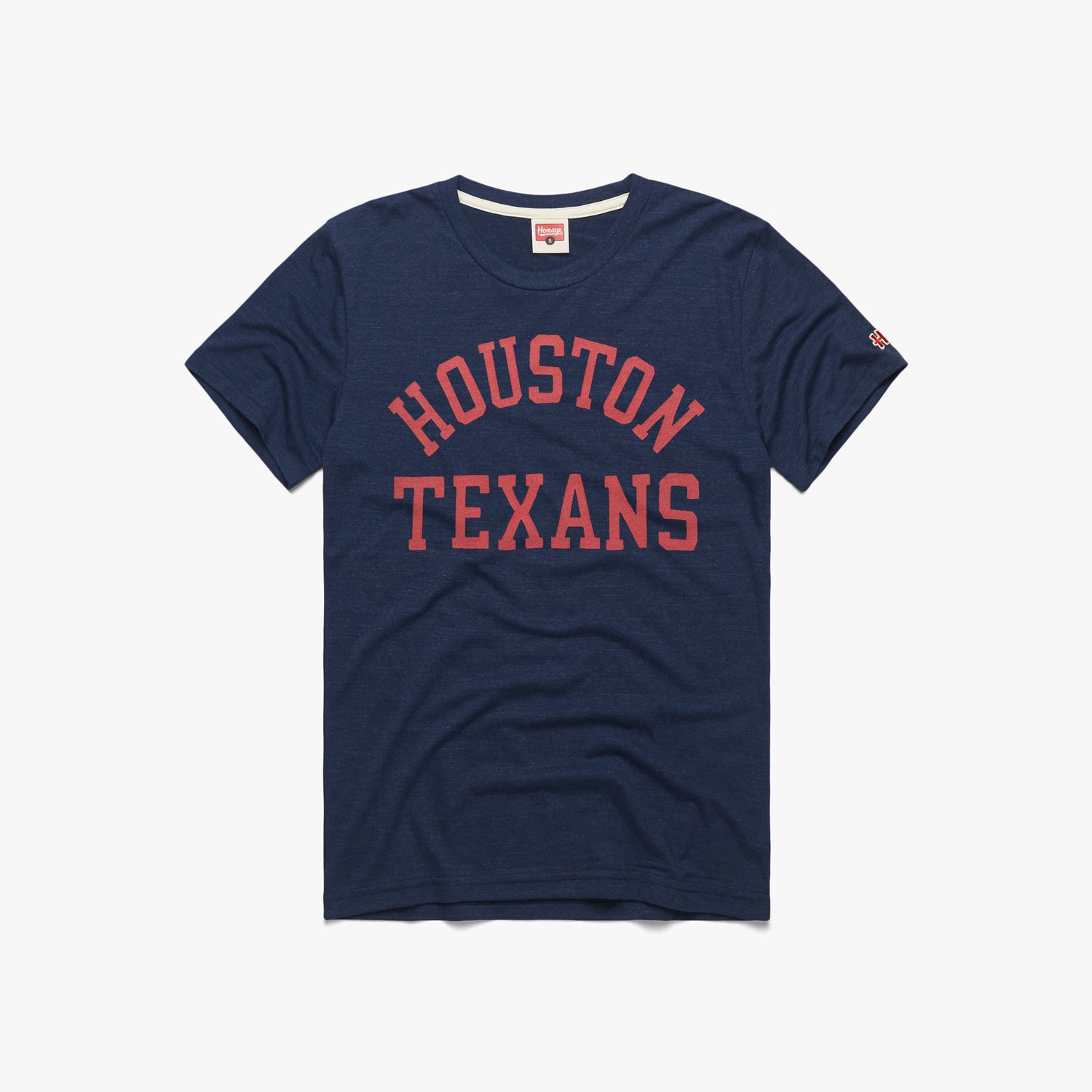 Houston Texans Classic T-Shirt from Homage. | Officially Licensed Vintage NFL Apparel from Homage Pro Shop.