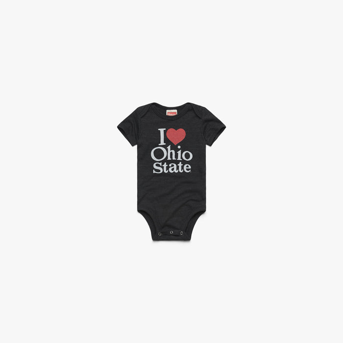 I Heart Ohio State Baby One Piece