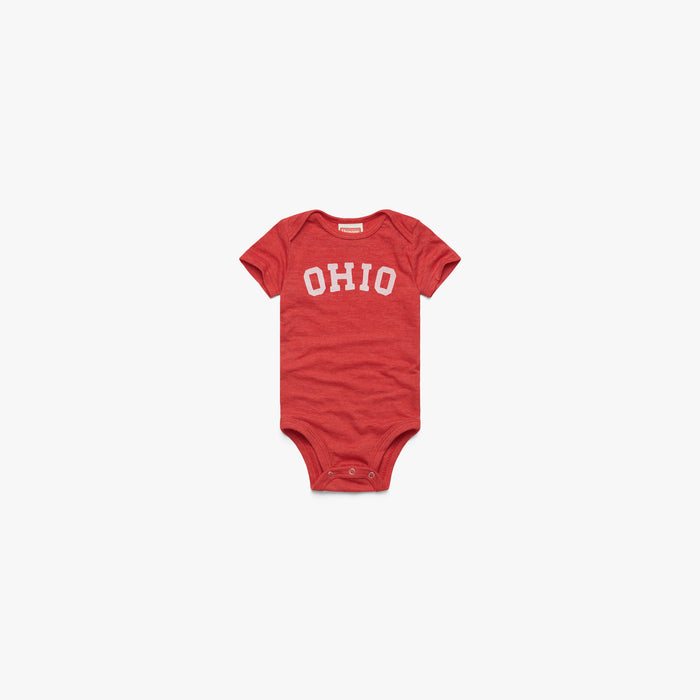 Jesse Owens Block Ohio Baby One Piece