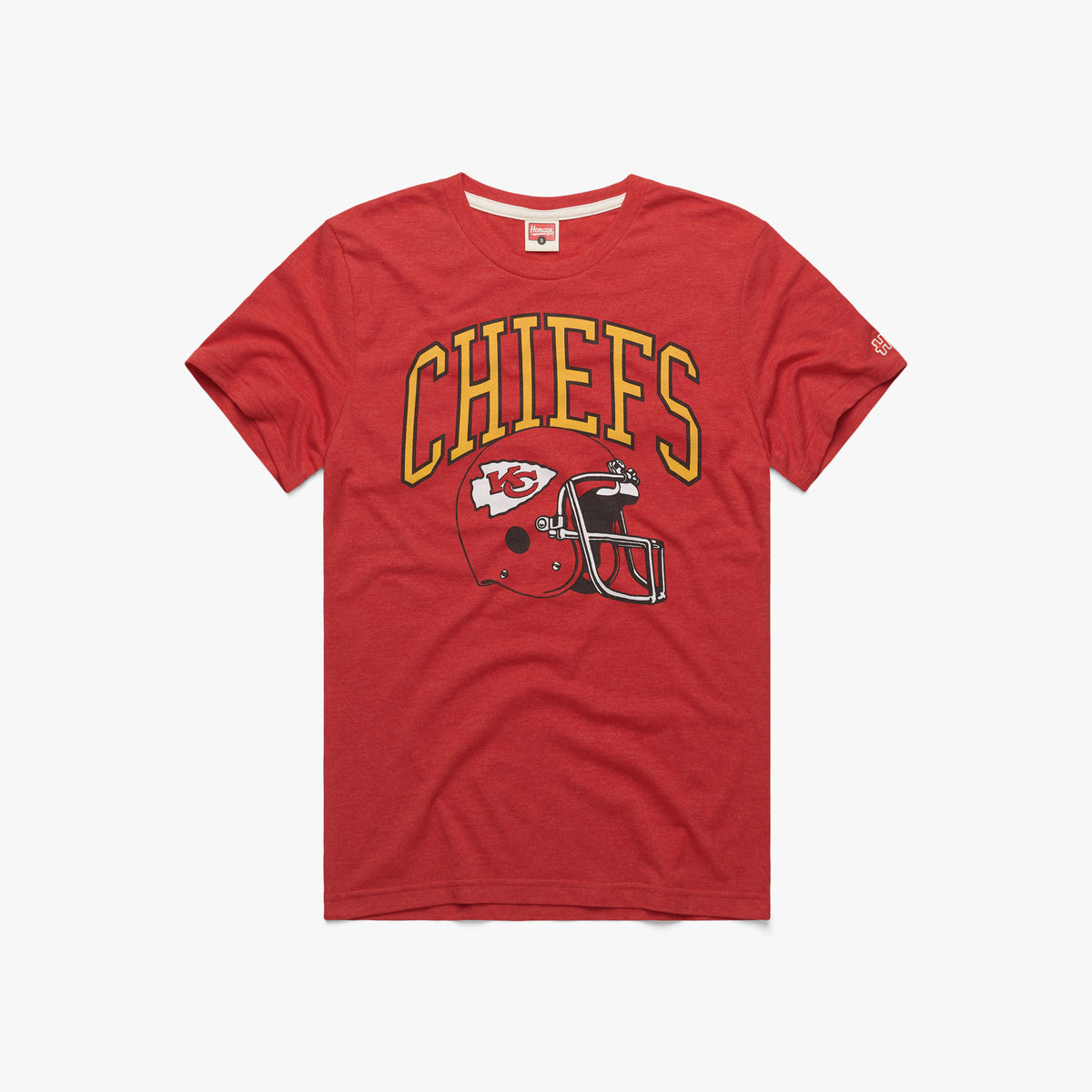 Kansas City Chiefs Helmet | Retro Kansas City Chiefs T-Shirt – HOMAGE