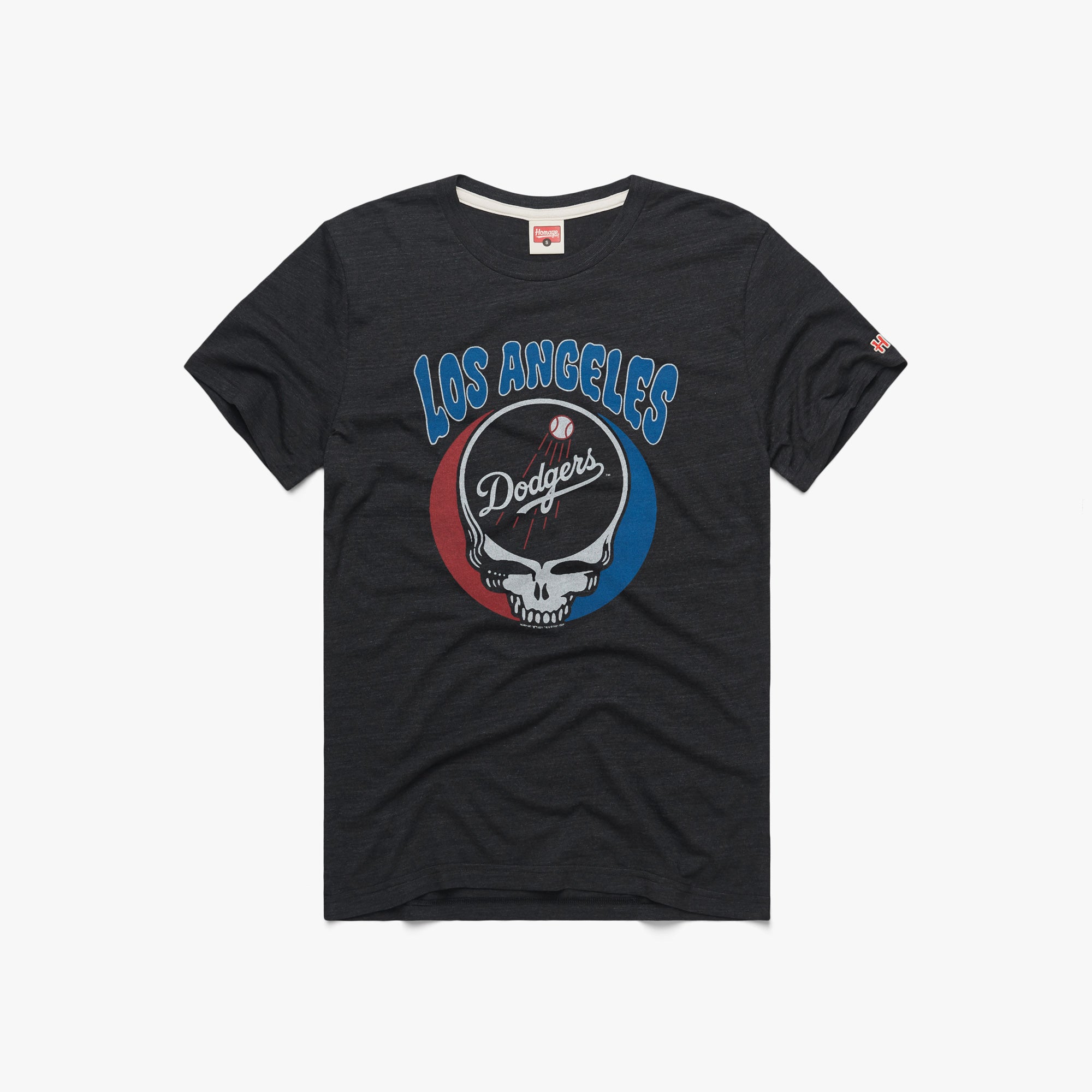 Los Angeles Dodgers T-Shirt from Homage. | Royal Blue | Vintage Apparel from Homage.