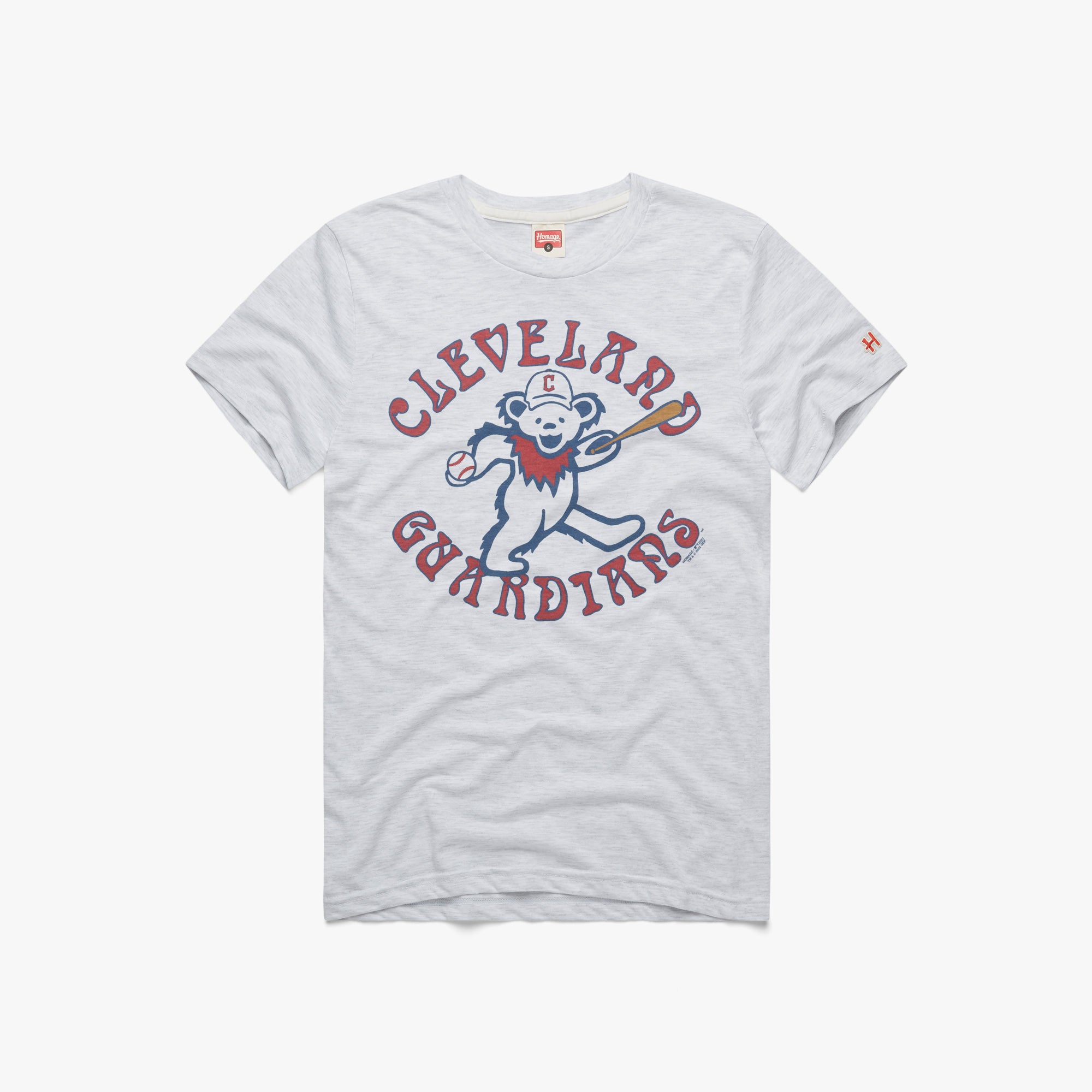 MLB x Grateful Dead x Expos T-Shirt from Homage. | Grey | Vintage Apparel from Homage.