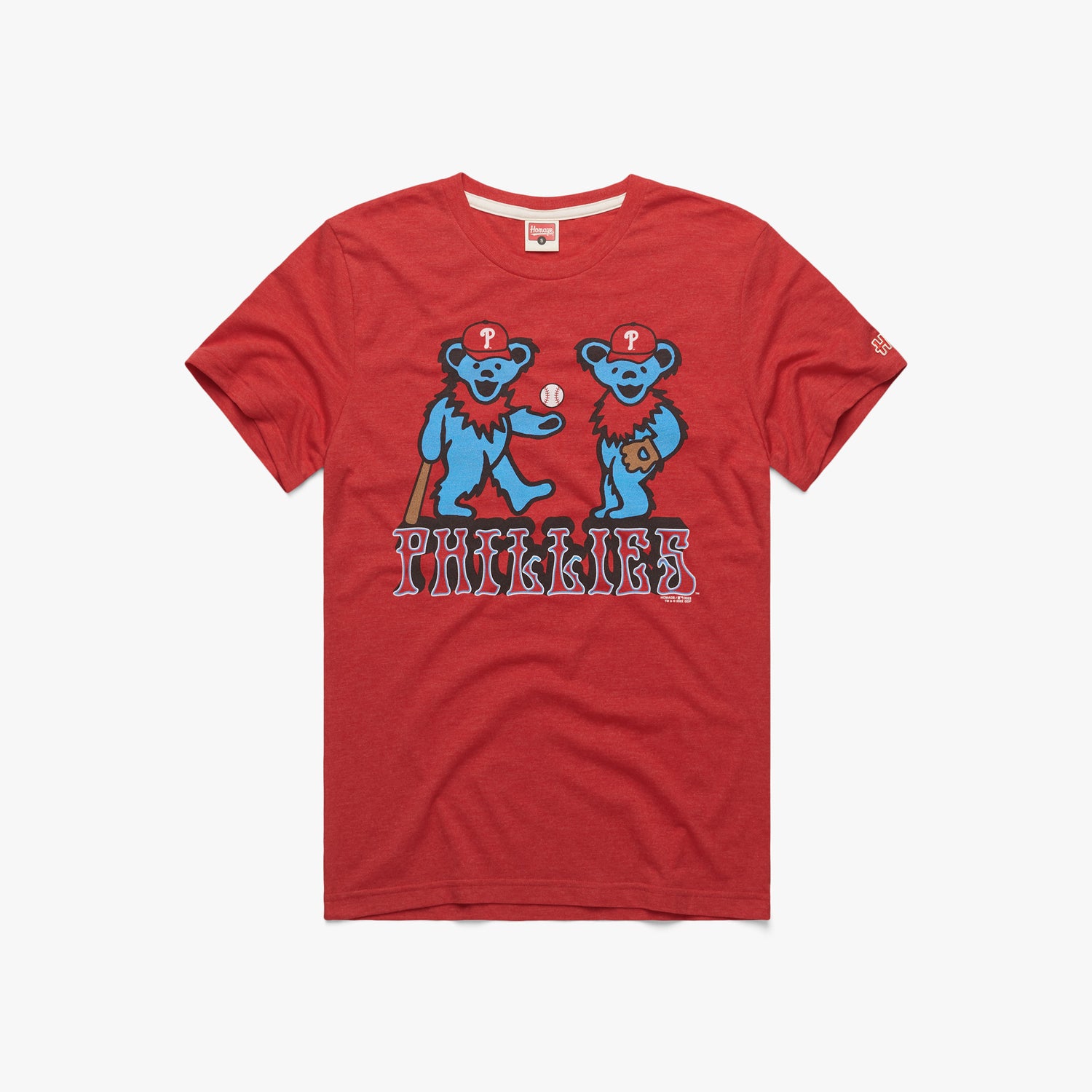 Philadelphia Phillies Steal Your Base Red Athletic T-Shirt - S