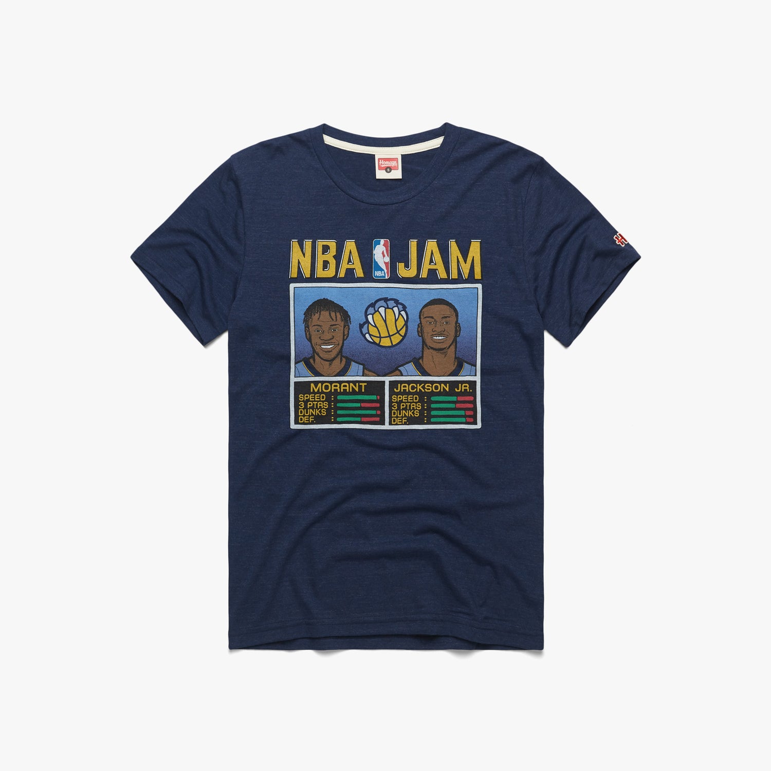 NBA Jam Grizzlies Morant and Jackson T-Shirt