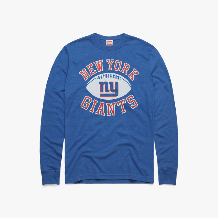 New York Giants Pigskin Long Sleeve Tee