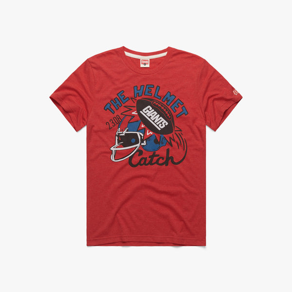 New York Giants The Helmet Catch | Retro New York Giants T-Shirt – HOMAGE