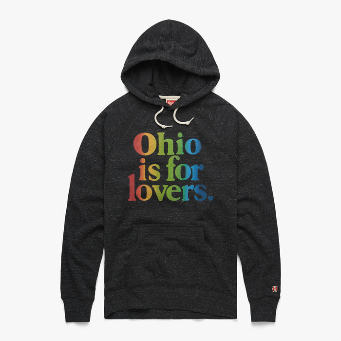 Ohio Is For Lovers Rainbow Hoodie