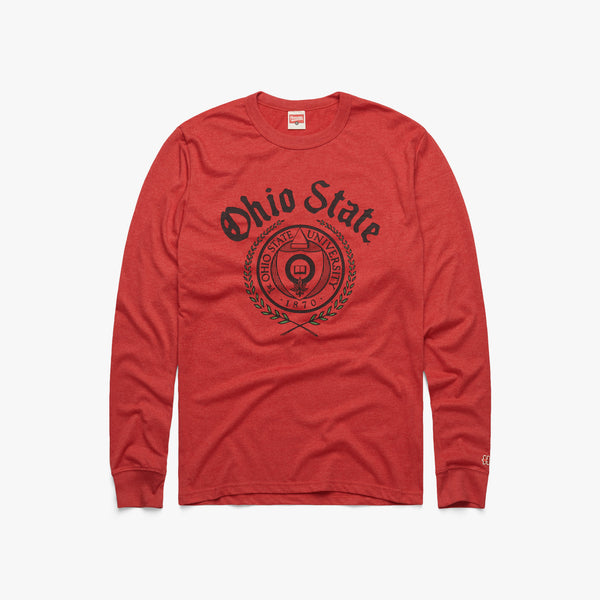 Ohio State Old English Seal Long Sleeve Tee | Retro OSU T-Shirt – HOMAGE