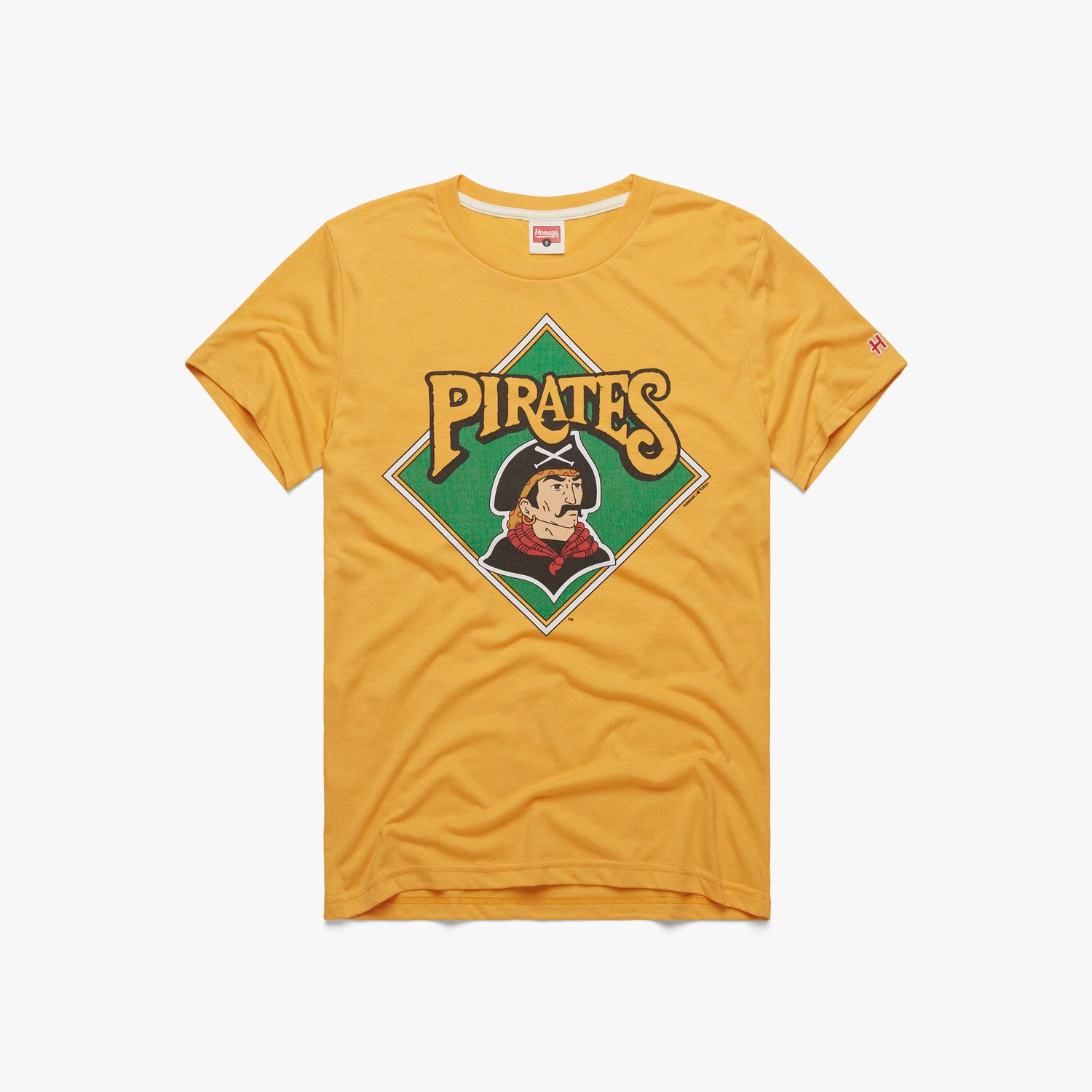 Pittsburgh Pirates '87 T-Shirt from Homage. | Gold | Vintage Apparel from Homage.