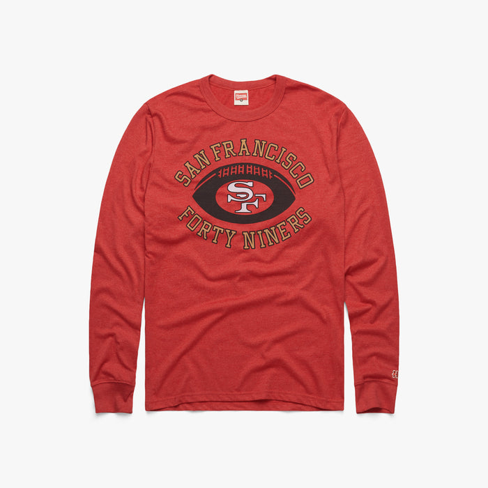 San Francisco 49ers Pigskin Long Sleeve Tee