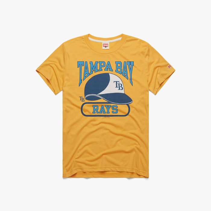 Tampa Bay Rays Tropicana Field T-Shirt from Homage. | Navy | Vintage Apparel from Homage.