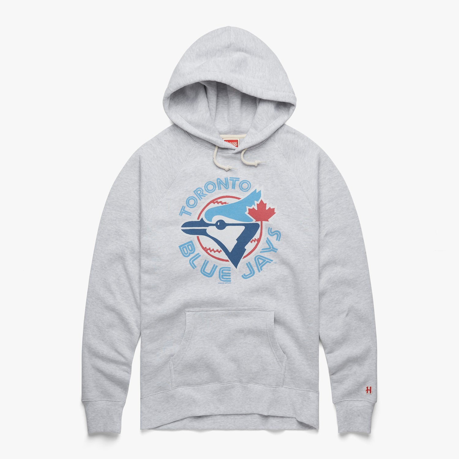 Toronto Blue Jays '77 Hoodie from Homage. | Ash | Vintage Apparel from Homage.