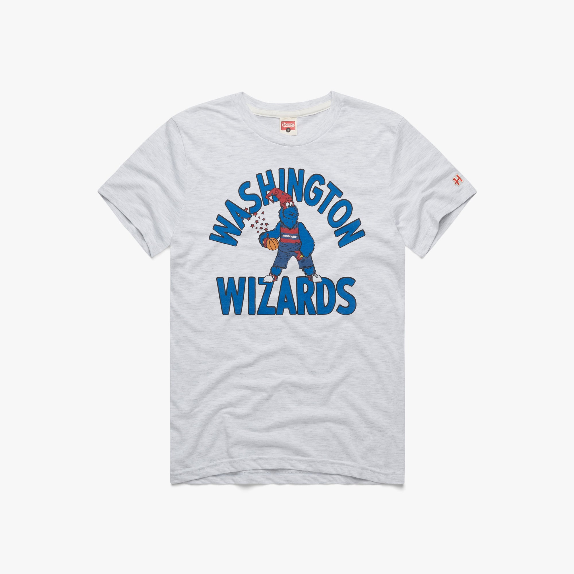 Washington Wizards G-Wiz T-Shirt from Homage. | Ash | Vintage Apparel from Homage.