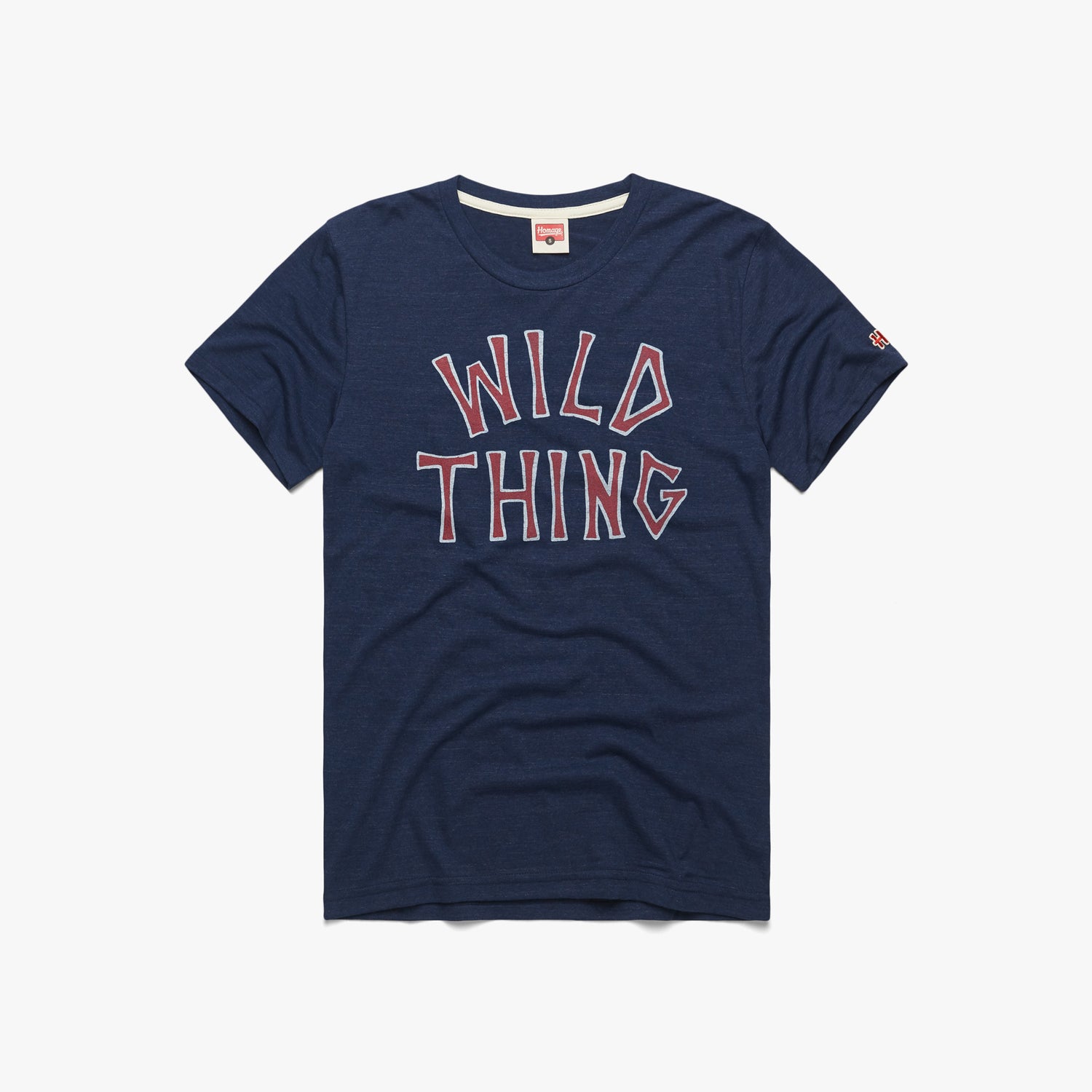 Wild Thing T-Shirt from Homage. | Navy | Vintage Apparel from Homage.
